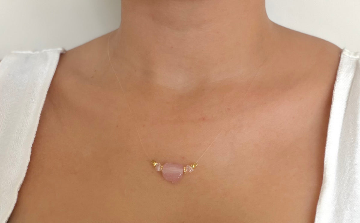 Pink Heart Necklace