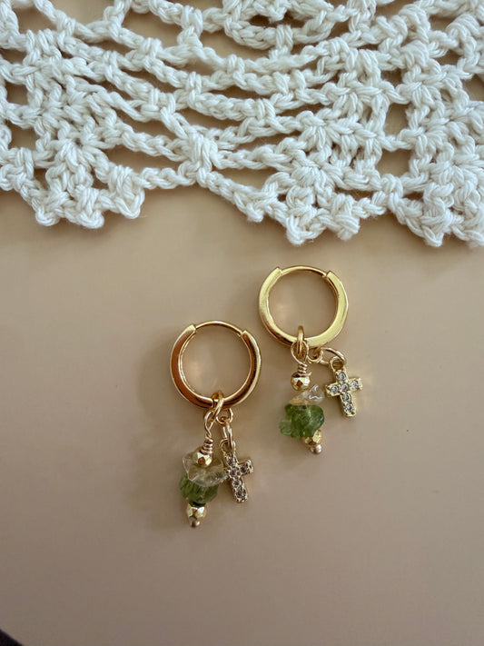 Mini Cruz Earrings
