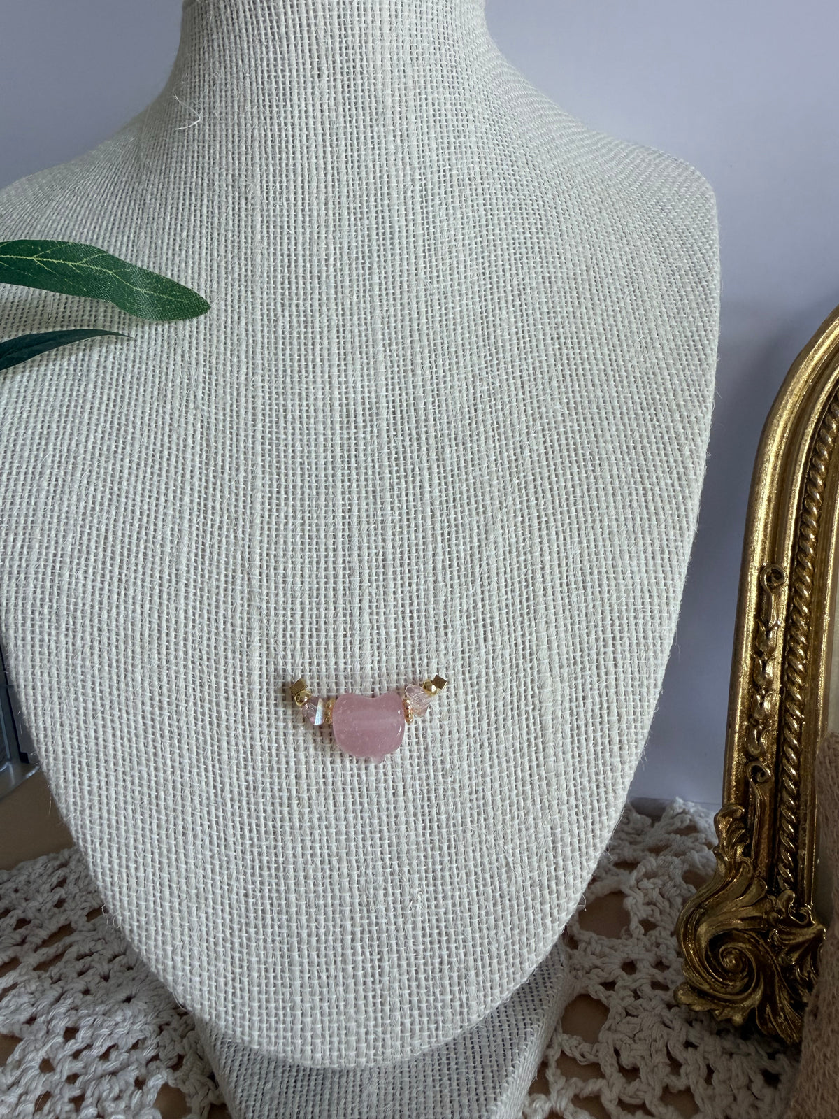 Pink Heart Necklace