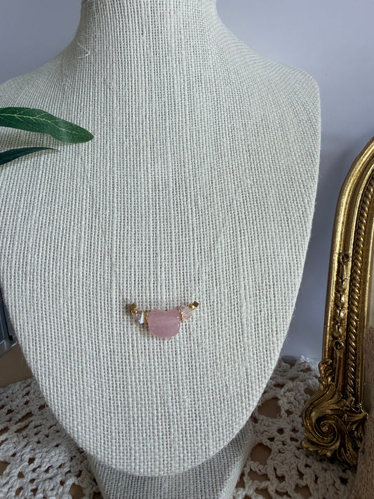 Pink Heart Necklace